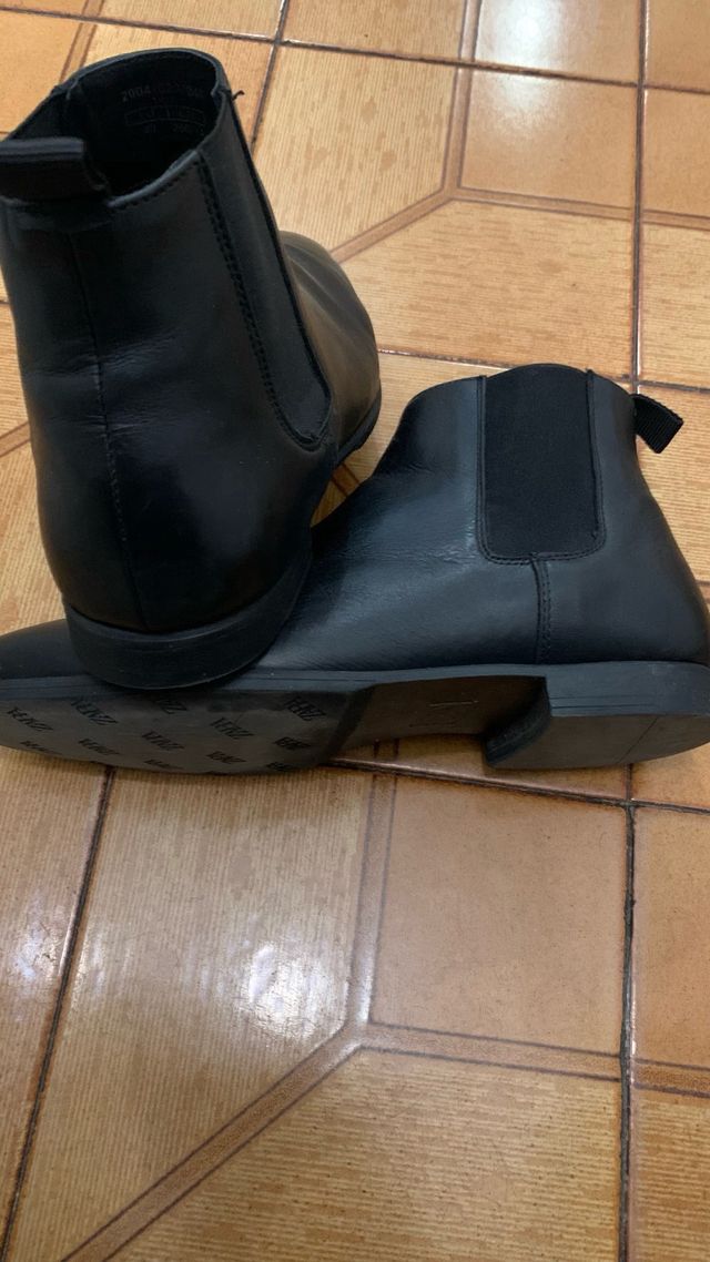 Botas Chelsea Hombre Negras