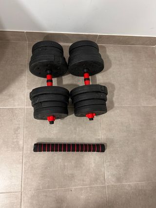 Mancuernas ajustables