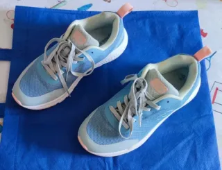 Zapatillas John Smith Talla 38 Azul y Rosa