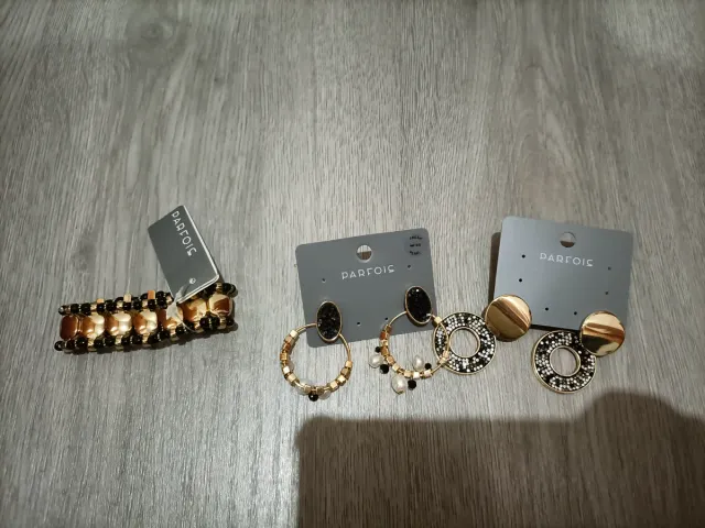 Lote Parfois: Pulsera y Pendientes Nuevos