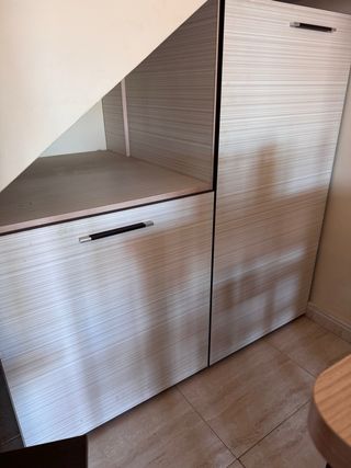 Mueble Escalera Madera Beige/Marrón