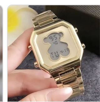 Reloj Tous Dorado Oso Digital