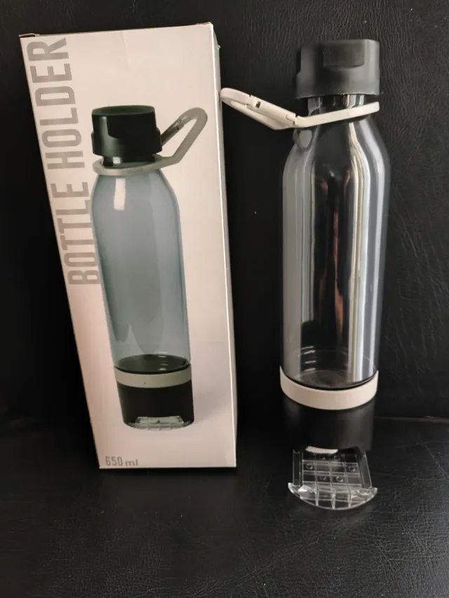 Botella deportiva 650ml con soporte