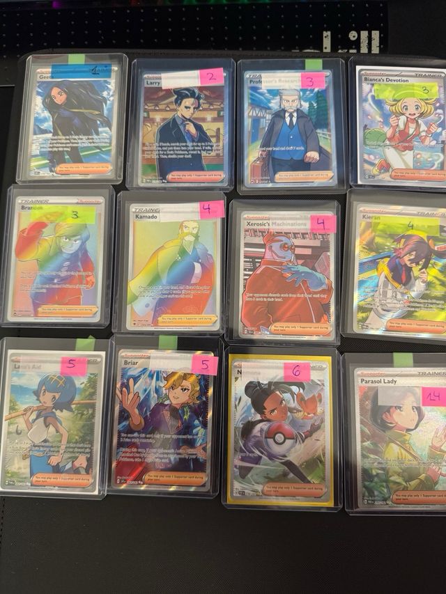 Cartas Pokémon Entrenadores