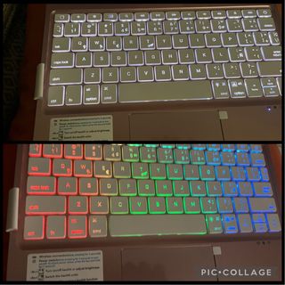 Funda Teclado Giratorio 360 iPad Oro Rosa