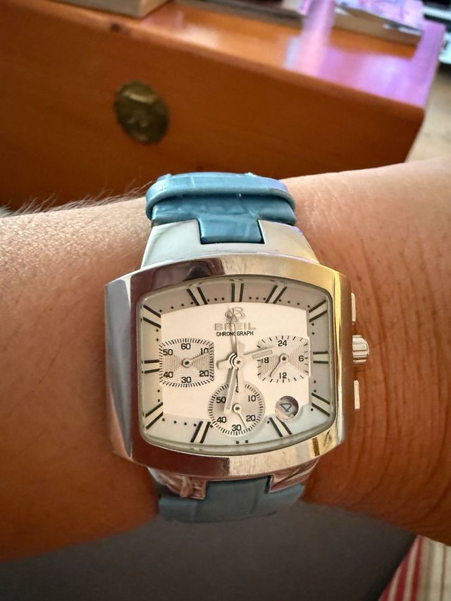Reloj Breil Chronograph Mujer Azul/Plata