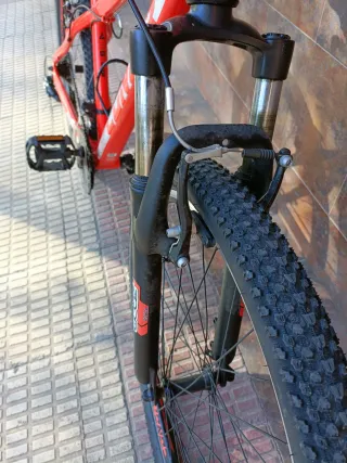 Bicicleta Montaña Talla 38 Roja