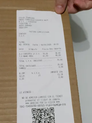 Bicicleta Montaña Talla 38 Roja