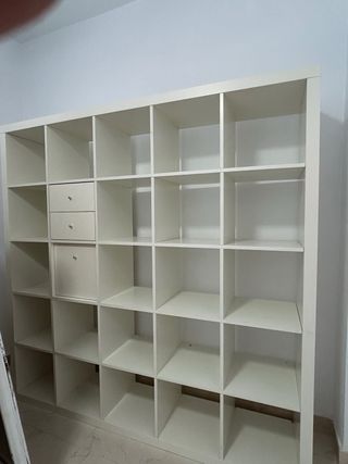 Estantería modular blanca 4x4