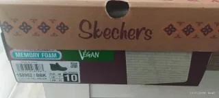 Botines Skechers Memory Foam Negros