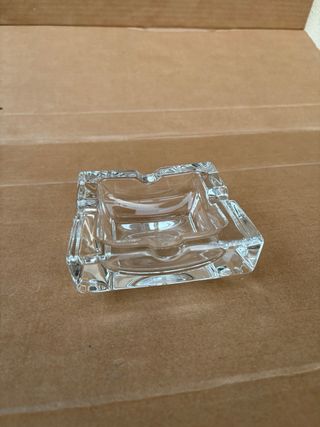 Posacenere Vintage Quadrato in Vetro