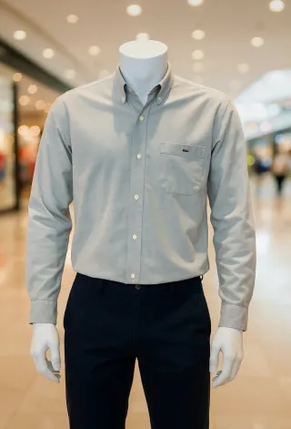 Camisa Lacoste Gris
