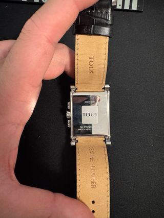 Reloj Tous Hombre Negro y Plateado