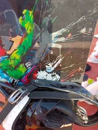 Tabla Snow Burton con fijaciones Anon