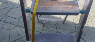 Escalera 3 peldaños aluminio