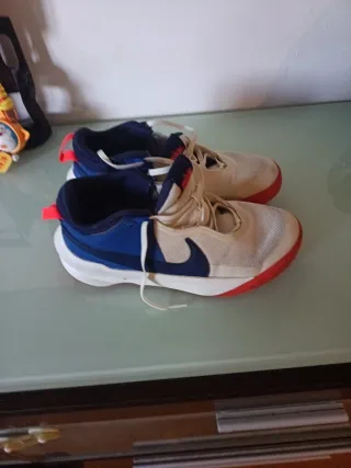 Nike Bambas Beige y Azul