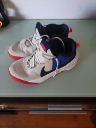 Nike Bambas Beige y Azul