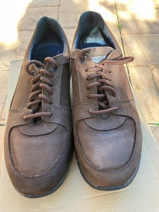 Zapatos Dustin Piel Nobuck Marrón Talla 41