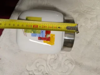 Tarro cerámico con tapa metálica