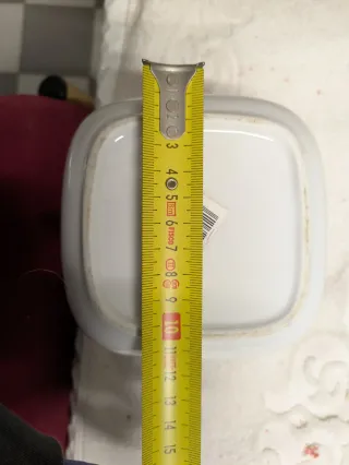 Tarro cerámico con tapa metálica