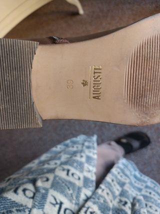 Botas altas de piel mujer