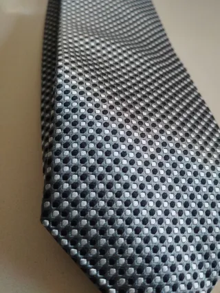 Corbata Gianni Feraud Gris y Azul