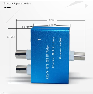 Multiplexor de vídeo de 2 canales