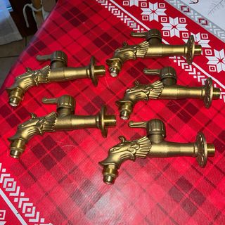 Rubinetti Ottone a Testa di Drago (5 Pezzi)