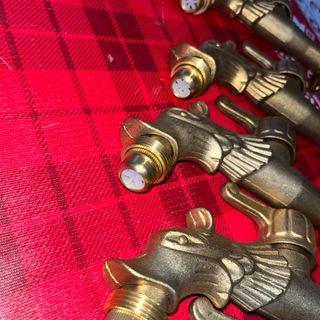 Rubinetti Ottone a Testa di Drago (5 Pezzi)