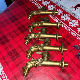 Rubinetti Ottone a Testa di Drago (5 Pezzi)