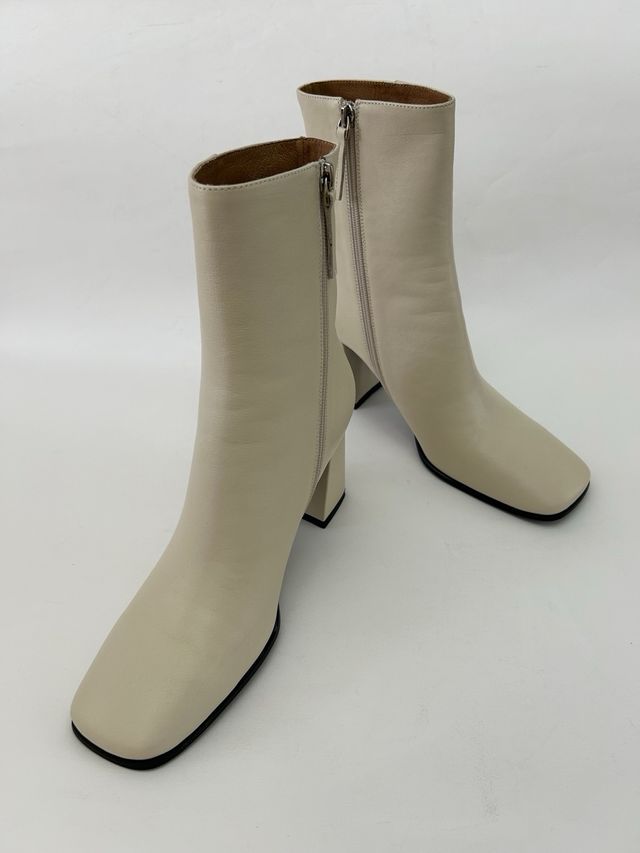 Stivaletti Bibi Lou Pelle Beige Tg 40 Nuovi