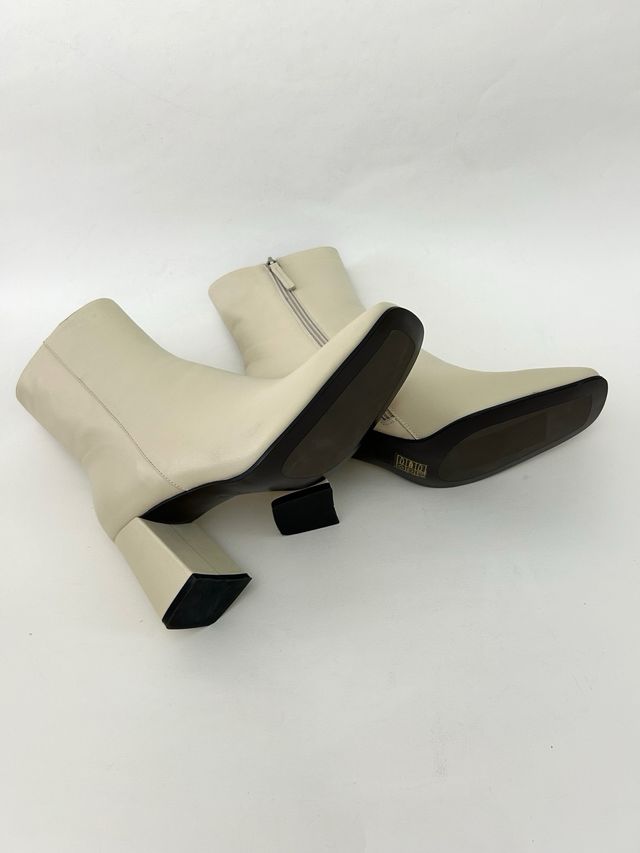 Stivaletti Bibi Lou Pelle Beige Tg 40 Nuovi