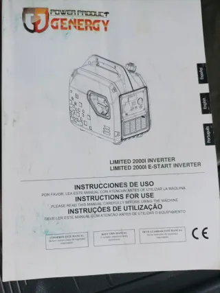 Generador Eléctrico GENERGY 2000i