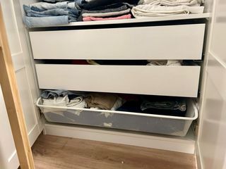 Armario IKEA beige/blanco 2,36m