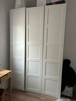 Armario IKEA beige/blanco 2,36m