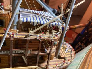 Maqueta Barco Vapor Ruedas Misisipi