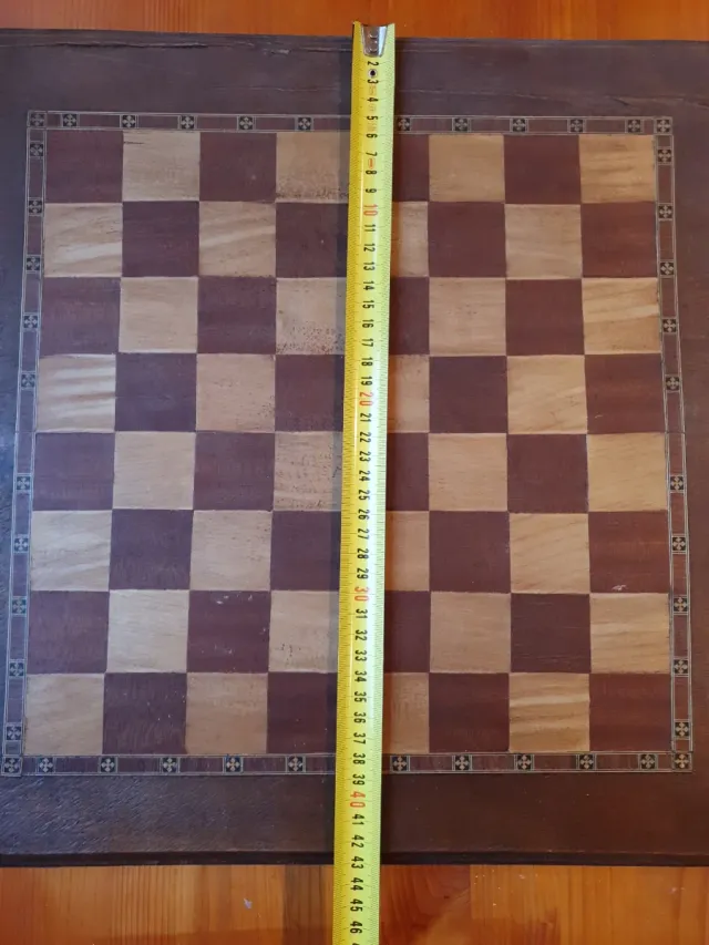 Tablero de ajedrez de madera
