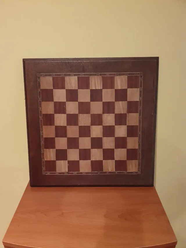 Tablero de ajedrez de madera