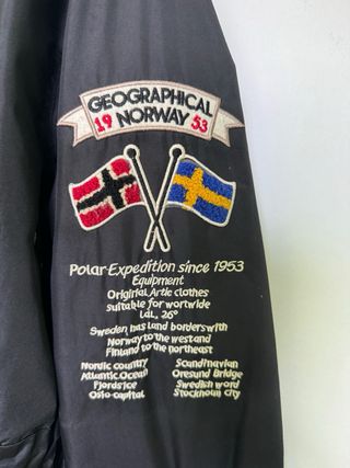 Chaqueta Geographical Norway Negra