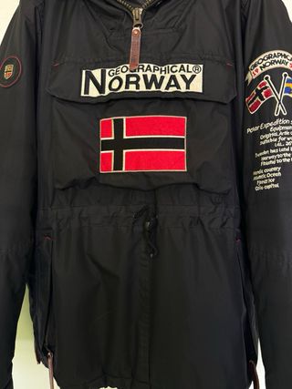 Chaqueta Geographical Norway Negra