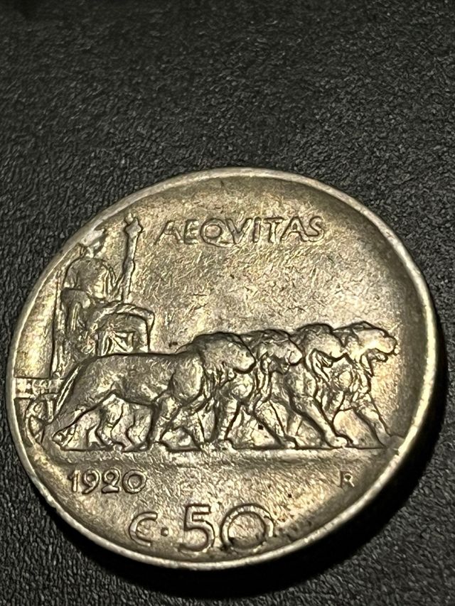 50 Centesimi 1920 - Vittorio Emanuele III