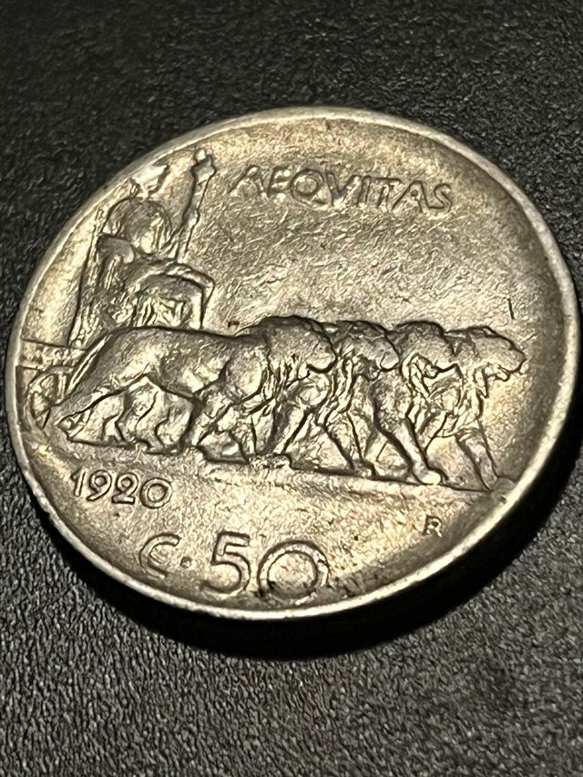 50 Centesimi 1920 - Vittorio Emanuele III