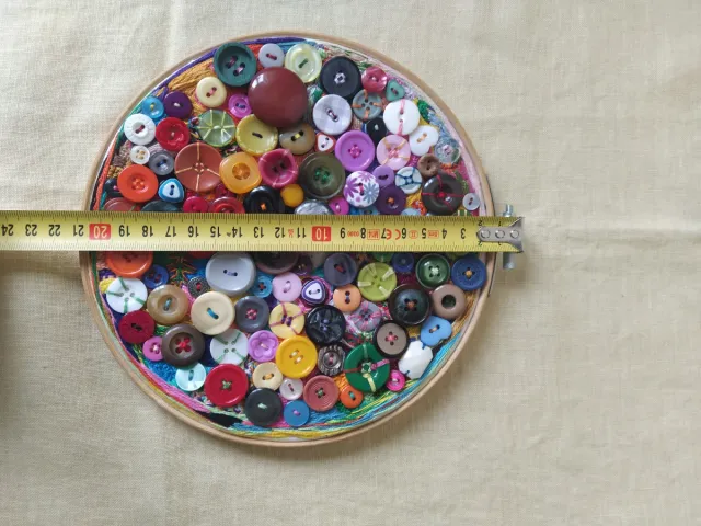 Adorno Bastidor con Botones