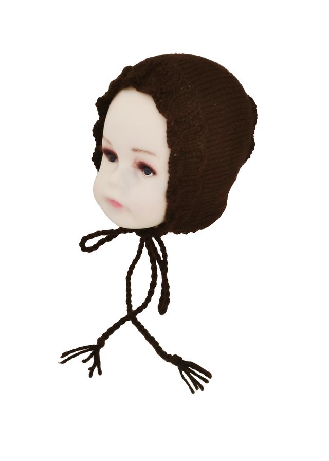 Capota, gorro marrón bebé 3-6 meses