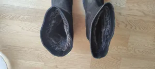 Botas de piel negras talla 40