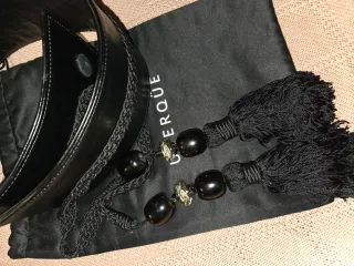 Cinturón Uterqüe Piel Negro Nuevo