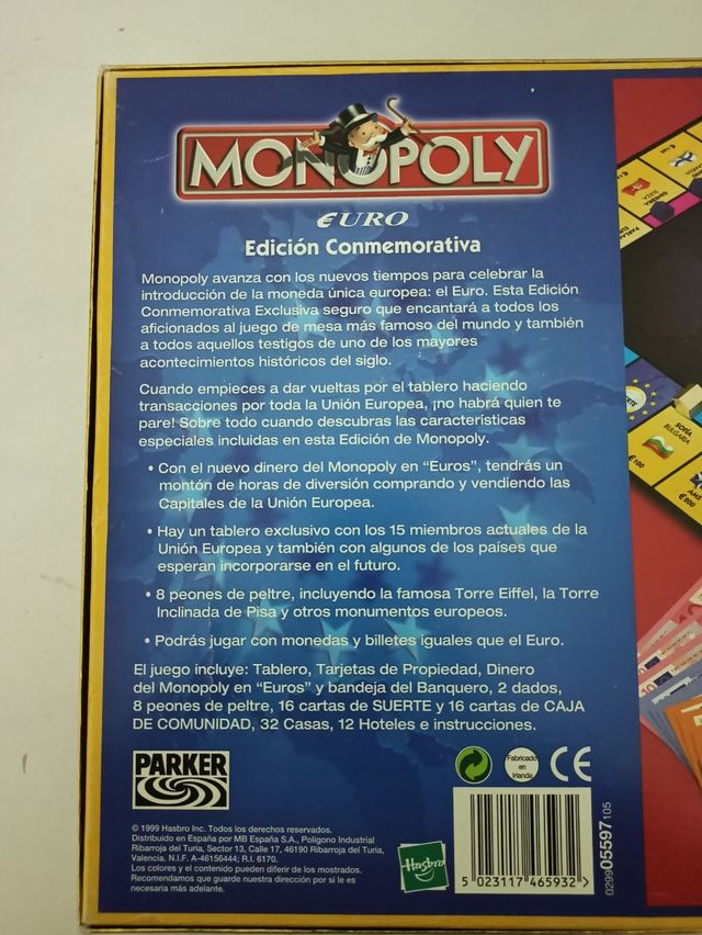 Monopoly Edición Conmemorativa Euro