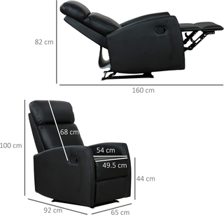 Poltrona Relax Reclinabile, Regolabile ed Ergonomi