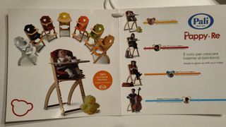 Seggiolone Pali Pappy Re in legno