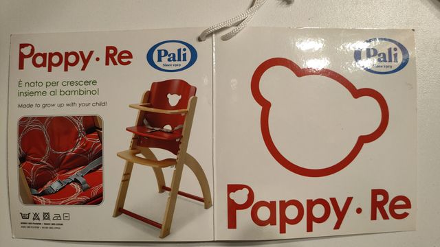 Seggiolone Pali Pappy Re in legno